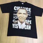 vintage 90s 00s Y2K rare Bootleg Barack Obama Rap Tee T-Shirt President XL