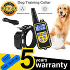 Dog Pet Training Collar Rechargeable Waterproof Electric Shock Anti Bark 3000 FT