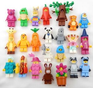 3 NEW RANDOM LEGO COSTUME MINIFIG LOT figure halloween bam pack llama bear bunny