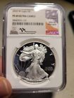 2020-W Proof American Silver Eagle NGC PF-69 UCAM John Mercanti Signed Label