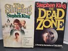 Stephen King 1977 Hardcover Book The Shining and The Dead Zone LOT