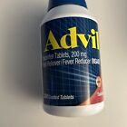 New Sealed Bottles Advil Pain Reliever Tablets 200 mg 300 Coated Tablets