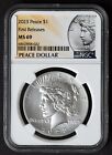 2023 NGC MS69 PEACE Silver Dollar $ First Releases FR MS 69