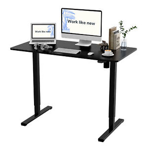 FlexiSpot Whole-Piece Electric Height Adjustable Standing Desk Home Office Desk