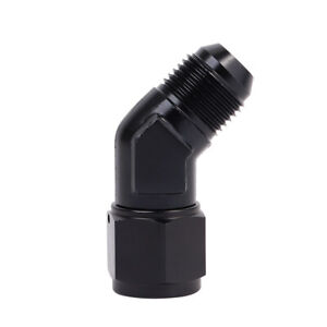 6AN Female to 6AN Male Flare 45 Degree Swivel Hose Fitting Adapter Aluminium