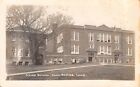 Coon Rapids Iowa~High School~Kids Leaning In Open Windows~1925 RPPC