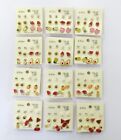 Wholesale Bulk Lot 12 Cards Assorted 6 Pair On A Card Stud Earrings #7027 Favors