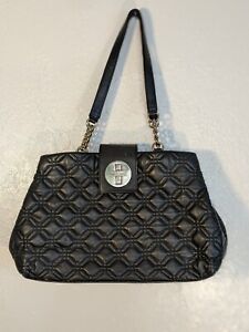 KATE SPADE Knock Off 90’s Quilted Black Leather