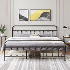 Twin/Full/Queen Metal Bed Frame Classic Iron Platform Bed w/Headboard Footboard