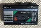 Sony WM-F18/F28 Walkman Cassette player WORKS missing battery cover SEE VIDEO