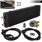 Large Dual Pass Bar & Plate Oil Cooler w/80 Deg thermostatic Filter Adapter Kit (For: More than one vehicle)