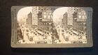 Vintage Antique Stereograph View Card - 2nd Ave - SEATTLE WA - 1899 - Yester Way
