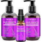 Hair Growth Shampoo and Conditioner Set with Rosemary, Biotin, Argan, and Castor