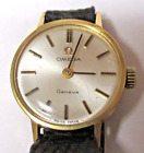 Omega Geneve Vintage 18k Solid Gold Ladies Manual Wind Watch