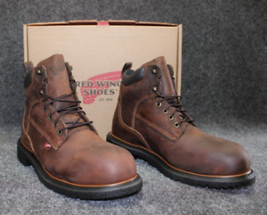 Red Wing 4215 Size 9 D Dynaforce Brown Steel Toe Work Boots Waterproof EH USA