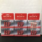 New ListingSony HF High Fidelity Audio Cassette 60 Minute Normal Bias Blank Tapes, Lot of 6