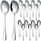 16 Pieces Serving Spoons Set 8.5 Inch Serving Spoon Includes 8 Serving Spoons...