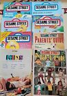 Lot Of 8 Vintage Sesame Street Magazines Various 1987 - 1990
