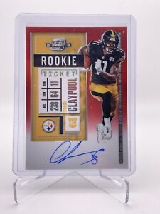 2020 Contenders Optic CHASE CLAYPOOL Red Rookie Ticket ON-CARD AUTO #100/199