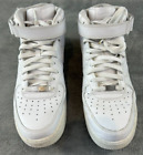 Nike Air Force 1 '07 Mid Mens Size 12 White Athletic Shoes Sneakers 315123-111