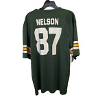 Jordy Nelson Green Bay Packers Sz XXL No.87 Grn Gld Wht Jersey - Poly NFL-Plys