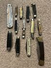 LOT OF 13 VARIOUS BRANDED POCKET KNIVES SOME ANTIQUES