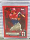 New Listing2023 Topps WBC Baseball Julio Rodriguez Red Parallel #3/5 Dominican Republic