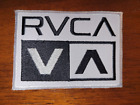 RVCA BLACK & WHITE IRON ON PATCHES  3.75