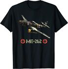 GusseaK World War 2 German Aircraft ME 262 Fighter Jet Memorabilia T-Shirt