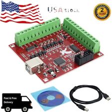 CNC USB MACH3 100Khz Breakout Board 4 Axis Interface Driver Motion Controller US