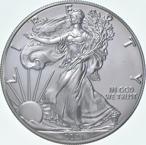 New ListingBetter Date - 2021 American Silver Eagle 1 Troy Oz .999 Fine Silver *535