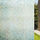 Rainbow Window Film Iridescent Prism Mosaic Window Cling 17.5 X 78.7 Inches