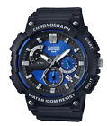 Casio Men's Quartz Chronograph Blue Dial Resin Strap 53mm Watch MCW200H-2AV
