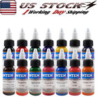 Intenz  Tattoo Ink Set 14 Pack Primary Color Pigment Professional Supply Kit
