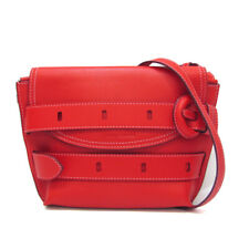 J&M Davidson THE BELT BAG 1813N Women's Leather Shoulder Bag Red Color BF549875