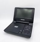 Sylvania Portable DVD Player SDVD7014 Black 7” LCD Screen TESTED WORKS NO CORD