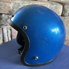 Vintage Norcon 1966 Blue Metal Flake Motorcycle Helmet (Not Bell)