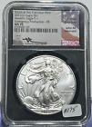 2021 S SILVER EAGLE TYPE 1 EMERGANCY PRODUCTION FR MERCANTI SIGNED NGC MS 70