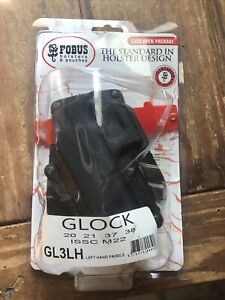 Fobus Standard Paddle Holster For Glock 20/21/37/38/40/41-Left Hand-GL3LH
