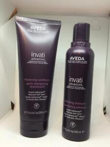 AVEDA Invati Hair Set Exfoliating Shampoo+Thickening Conditioner 6.7 oz each New
