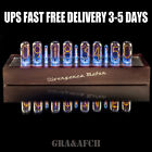 IN-18 Nixie Tubes Clock in Wooden Case [8 TUBES] UPS FREE Delivery 3-5 Days
