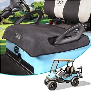 Golf Cart Seat Blanket Cushion Cover for Club Car DS Precedent EZGO TXT RXV,Gray
