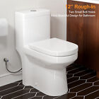 One Piece Toilet Dual Flush W/Soft Closing Seat 0.8/1.28 GPF 12