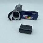 Sony Handycam DCR-SX44 Blue Digital Video Camera Recorder ONLY w/ Battery TESTED