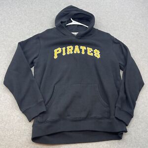 MLB Pittsburgh Pirates Hoodie Youth Extra Large 18 Black Embroidered Sweatshirt