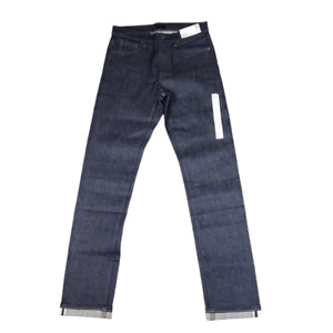 Uniqlo Selvedge Jeans Mens 30 X 33 Kaihara Blue Indigo Slim Straight