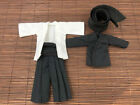 White 1/12th Samurai Clothes Kimono Model for 6