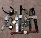 Watch Lot (14 Pcs) For Repair,For Parts  Or Need Batteries, Untested