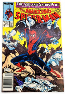 AMAZING SPIDER-MAN #322 (1989) / VF+ / MARK JEWELER'S NEWSSTAND MCFARLANE
