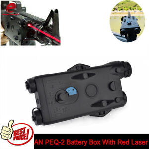 Airsoft Tactical AN/PEQ-2 Battery Case Box Red Laser PEQ Dummy Box For AEG PEQ